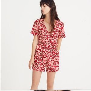 NWOT Made Well Floral Romper